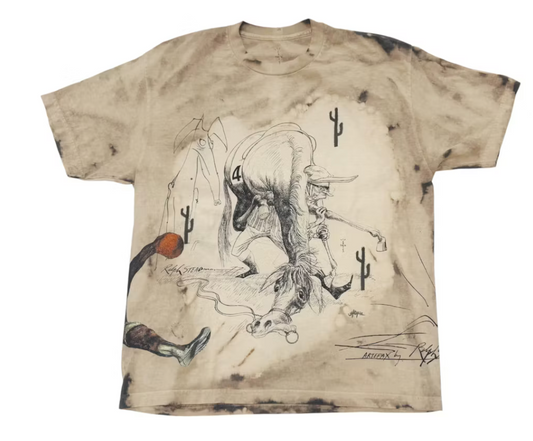 Travis Scott CJ X Ralph Steadman Tee - Court Side Gear & More