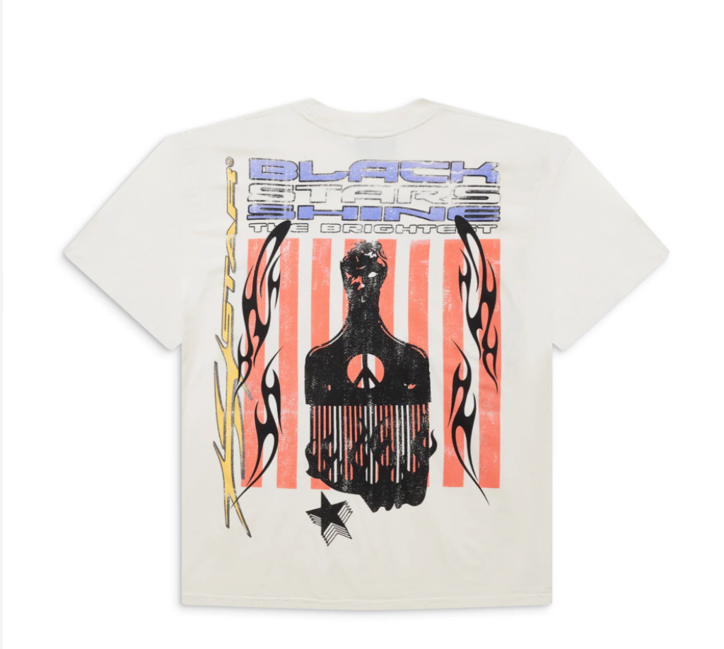 HELLSTAR BLACK STARS TEE - Court Side Gear & More