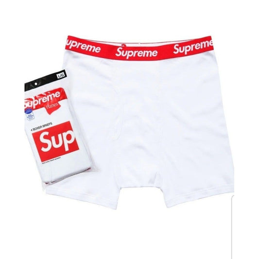 Supreme Hanes Boxer Briefs 4 Pack Small