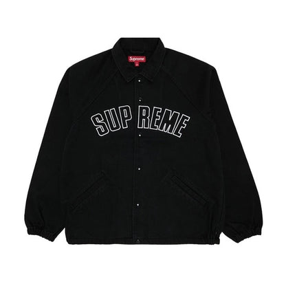 Supreme Snap Front Twill Jacket - Medium