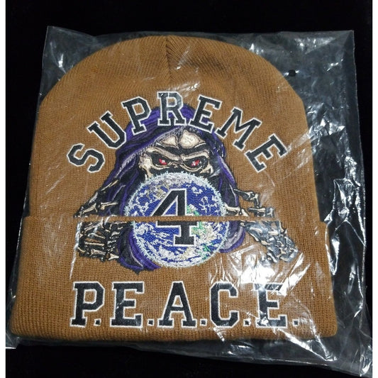 Supreme Peace Beanie Brown