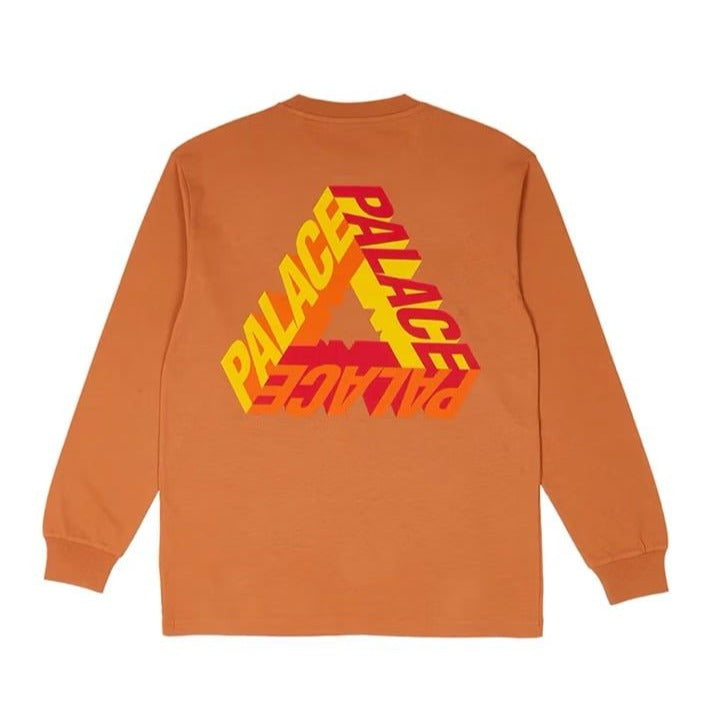 Palace P-3D Longsleeve (FW23) Melted Sugar -Large