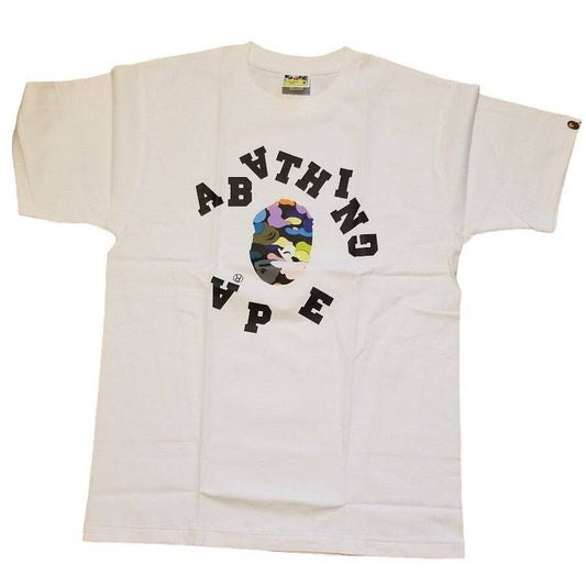 BAPE Multi Camo Broken College T-Shirt - Court Side Gear & More