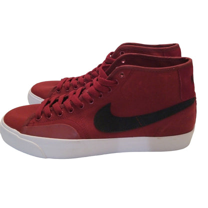 Nike SB BLZR Court Mid Premium Red & Black Skate Shoes (2022)