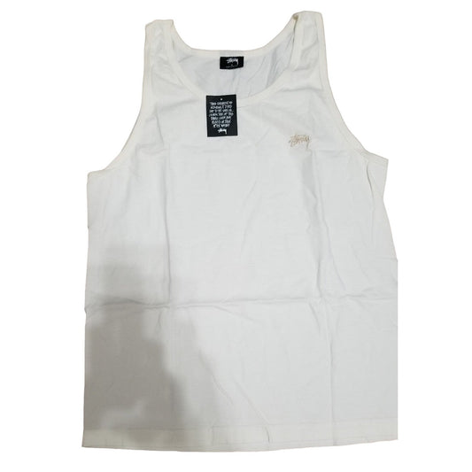 Stussy Stock Pig Died Tank Natural - Small