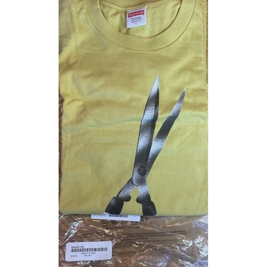 Supreme Shears Tee Acid Yellow - Large