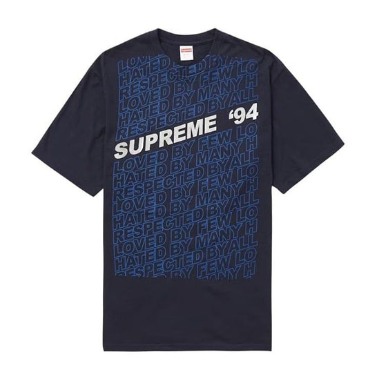 Supreme Respected Tee-Navy-Large