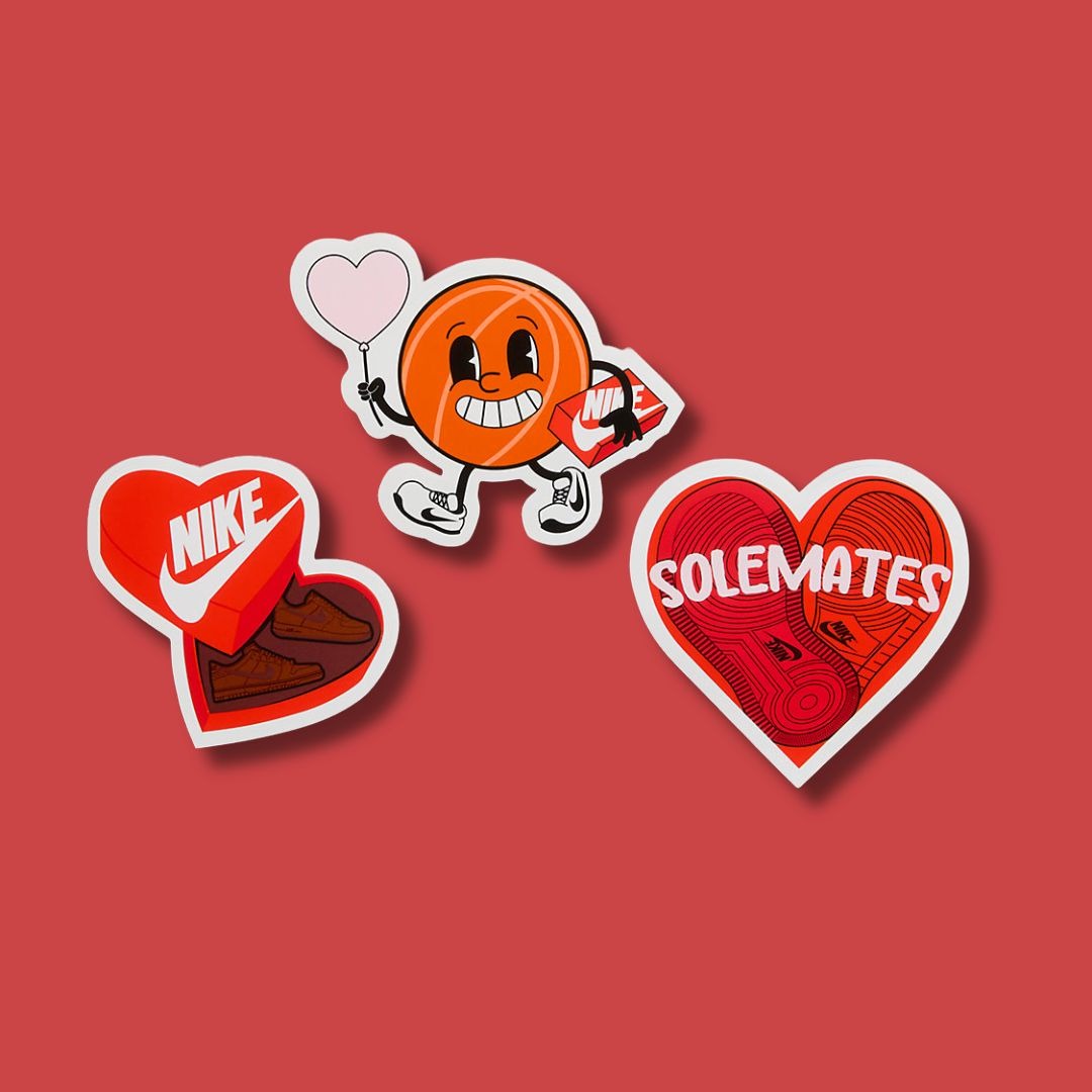 Nike Dunk Low Valentines Day 2024 stickers