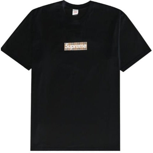 Supreme Burberry Box Logo Tee Front