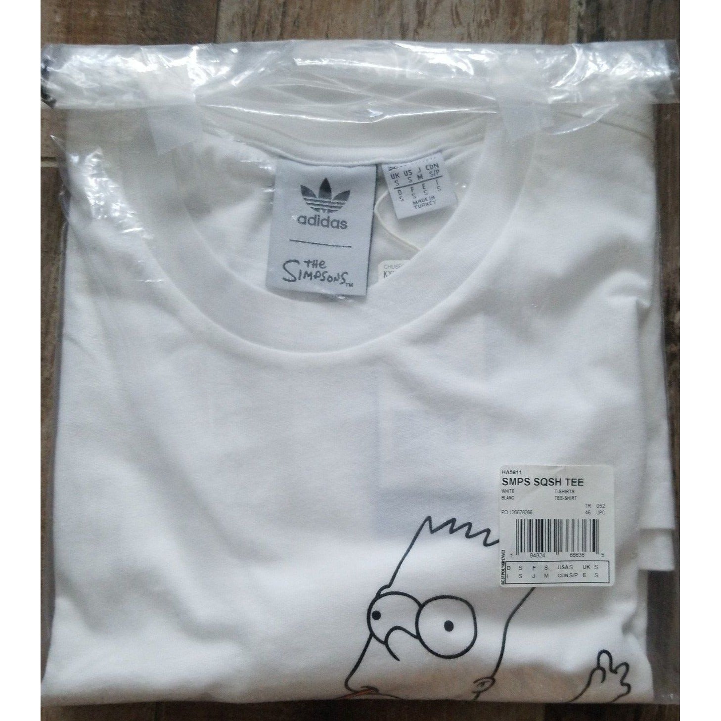Adidas X The Bart Simpson Squishee Collaboration T-Shirt