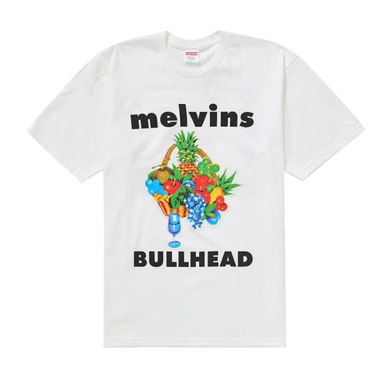 Supreme Melvins Bullhead Tee-White-Large