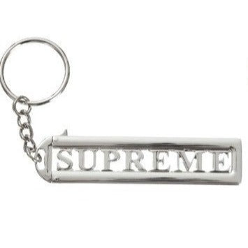 Supreme Slide Keychain front