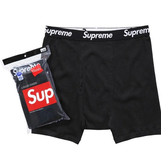 Supreme Hanes Boxer Briefs 4 Pack- Medium