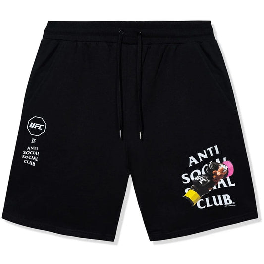 Anti Social Social Club x UFC Corner Shorts - Black- Large