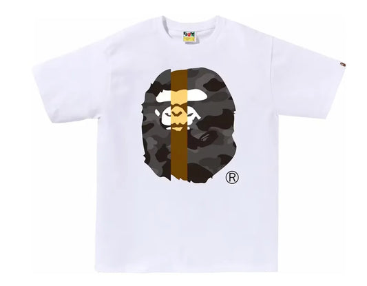 BAPE Color Camo Transform Big Ape Head Tee