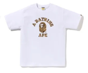 BAPE WILD LEOPARD PATTERN COLLEGE