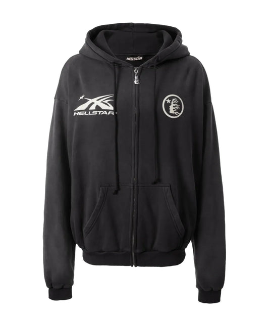 HELLSTAR HS Logo Zip-Up (Mirror Face) - Court Side Gear & More