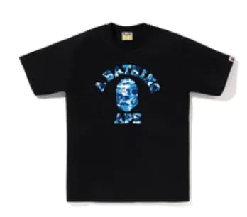 BAPE ABC CAMO COLLEGE TEE