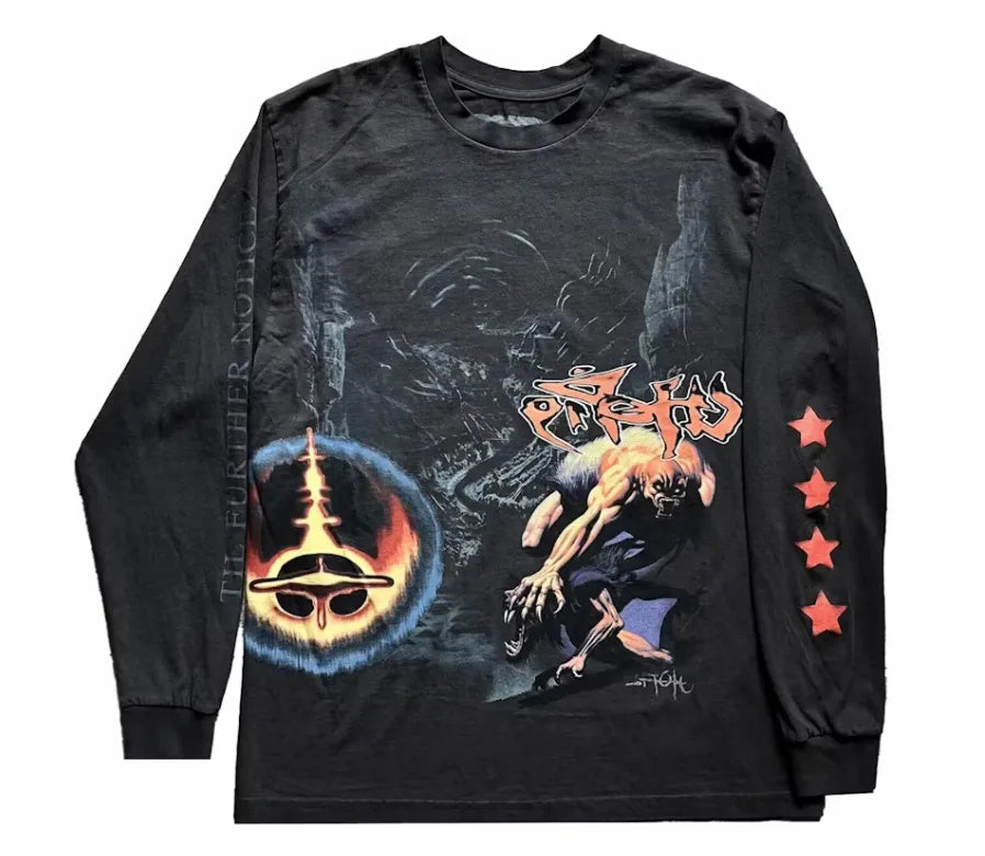 Travis Scott Utopia Circus Maximus 2023 Tour L/S Tee - Court Side Gear & More